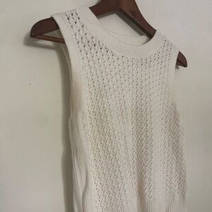 BE COOL Ivory Knit Top